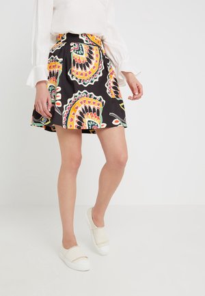 A-snit nederdel - black