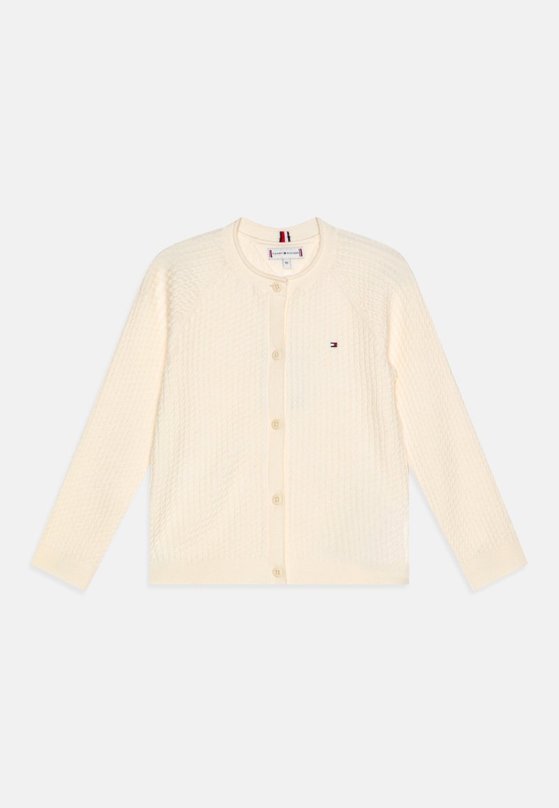 Tommy Hilfiger - CABLE CARDIGAN UNISEX - Cardigan - calico, Forstørre