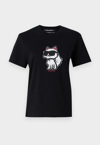 IKON SKETCH CHOUPETTE - Marškinėliai su spaudiniu - black