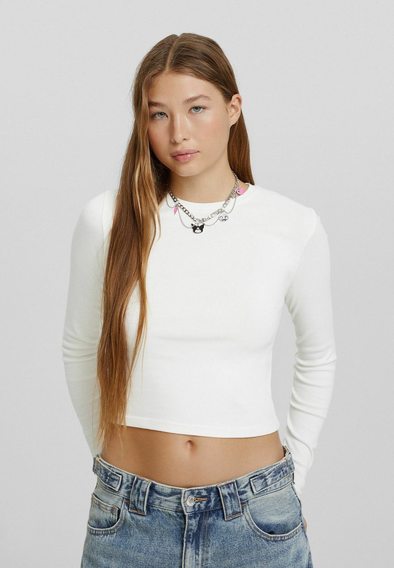 Bershka KUROMI Necklace silver coloured/silvercoloured Zalando.ie