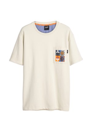 SANTIAGO COLLECTION - T-shirt imprimé - beige