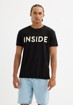 LOGO  - Camiseta estampada - Black