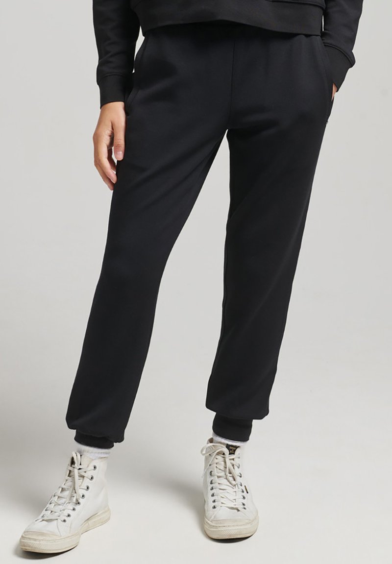 Superdry SOFT Tracksuit bottoms black Zalando.ie