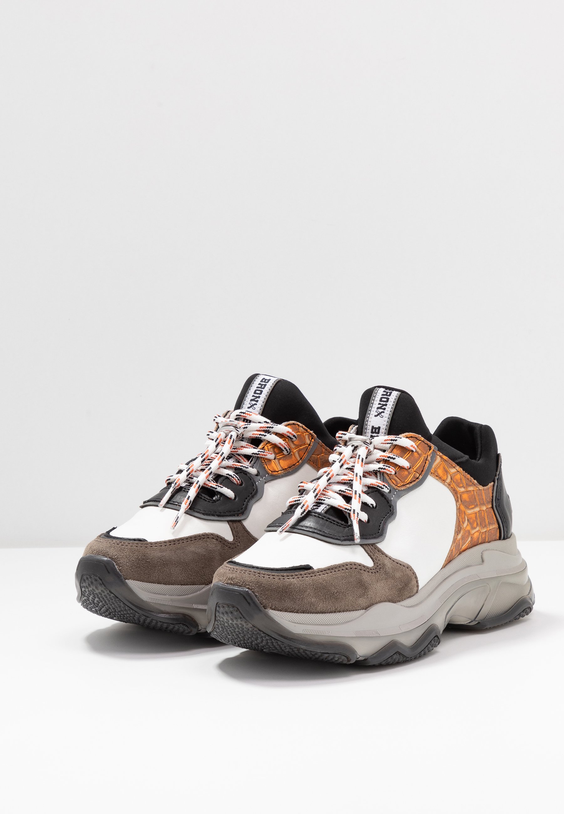 BAISLEY Sneakers dark greywhiteblackorange BAISLEY Sneakers dark greywhiteblackorange