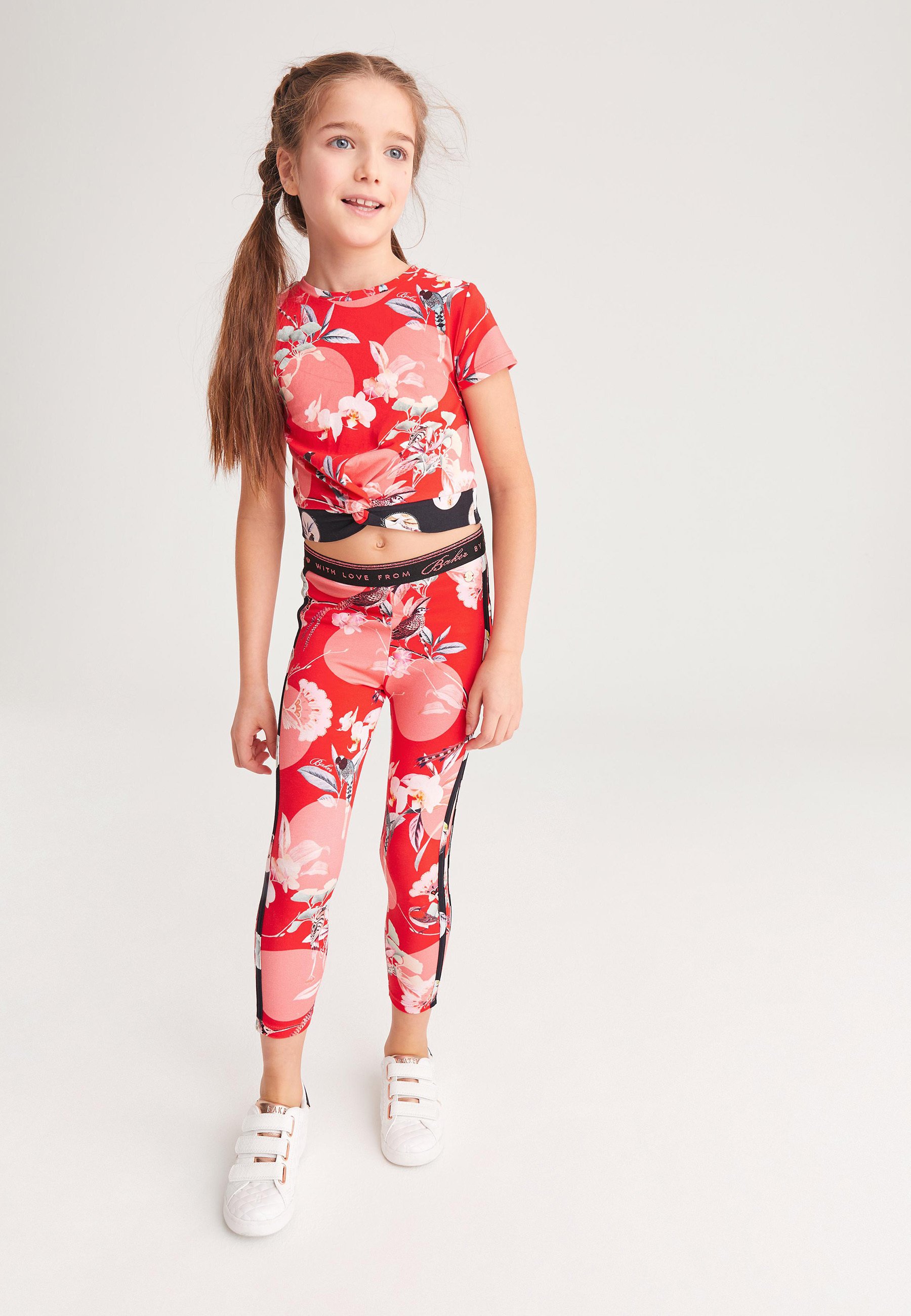 Baker by Ted Baker SET - Leggings - red 