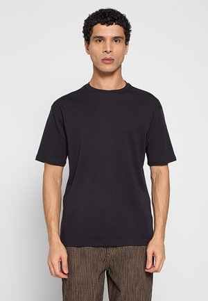 CREWNECK SOLID HEAVY INTERLOCK - T-shirt basic - black