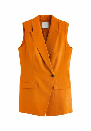 SLEEVELESS TAILORED - REGULAR FIT - Brezrokavnik - orange