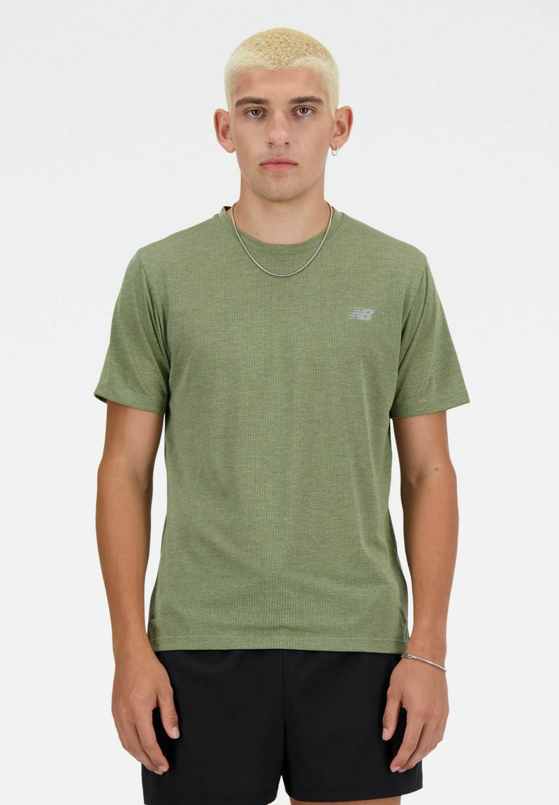 New Balance T-shirt basic groen