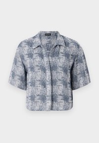 SHIRT - Nööpidega pluus - white/blue