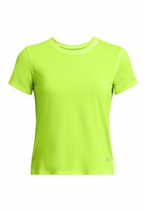 Under Armour LAUNCH SHORTSLEEVE - Sportiniai marškinėliai trumpomis rankovėmis - high vis yellow