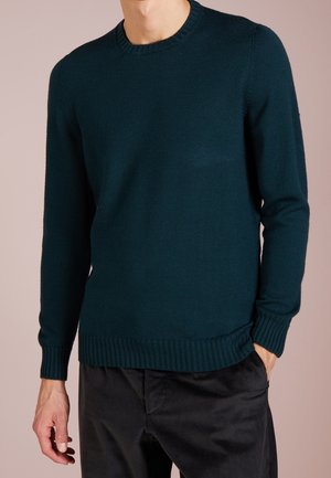 Stickad tröja - dark blue
