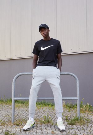 REPEAT TEE - Print T-shirt - black/white