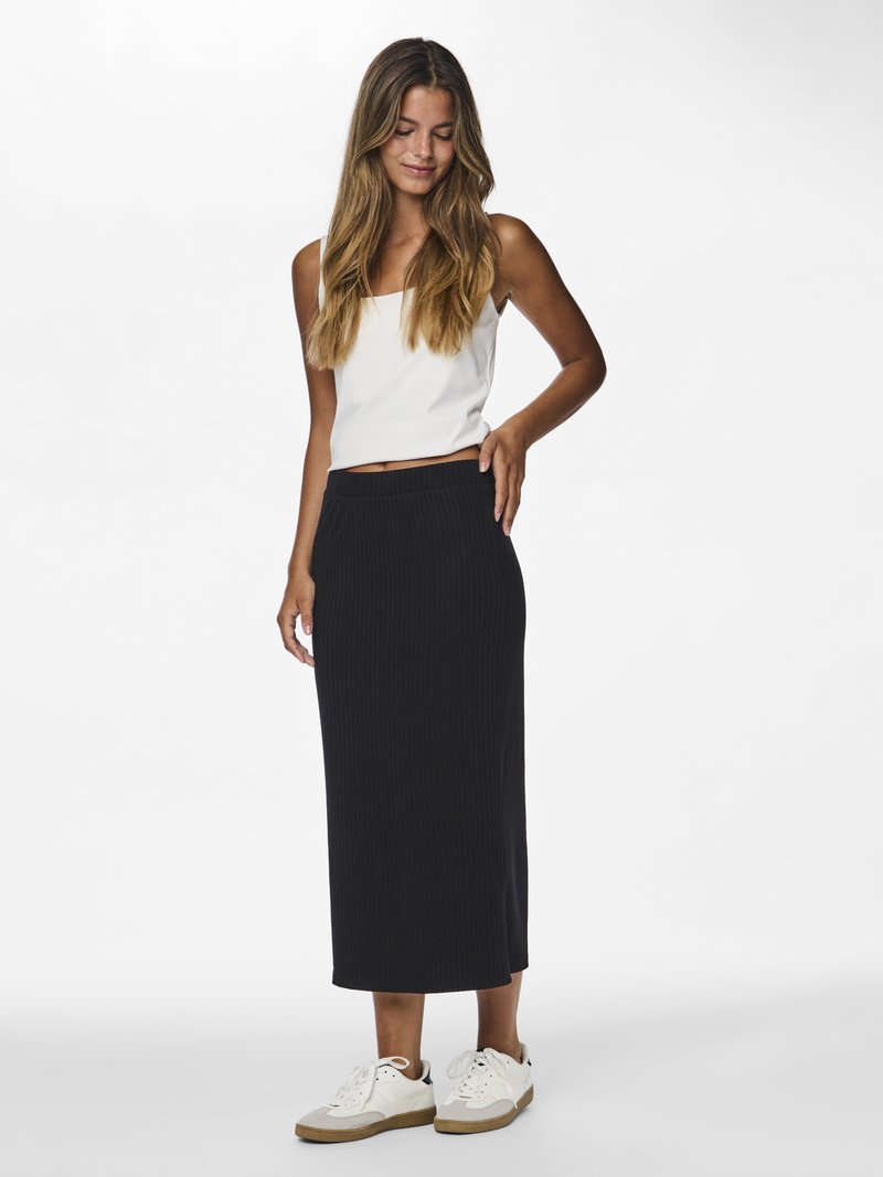 Jupe Crayon Plein Sud Taille 42 - Noire, En Laine, Style Business, Occasion En Excellent état
