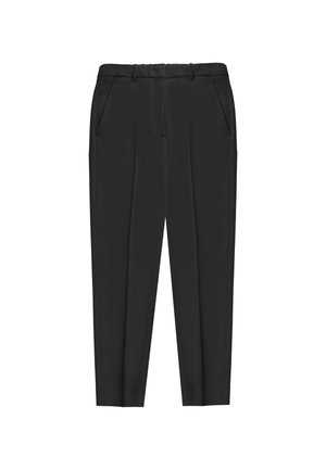 REGULAR FIT IN TWO WAY STRETCH - INCOTEX - Pantalones chinos - dark black