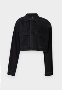 AMELIA CROP POCKET - Denim jacket - cliff
