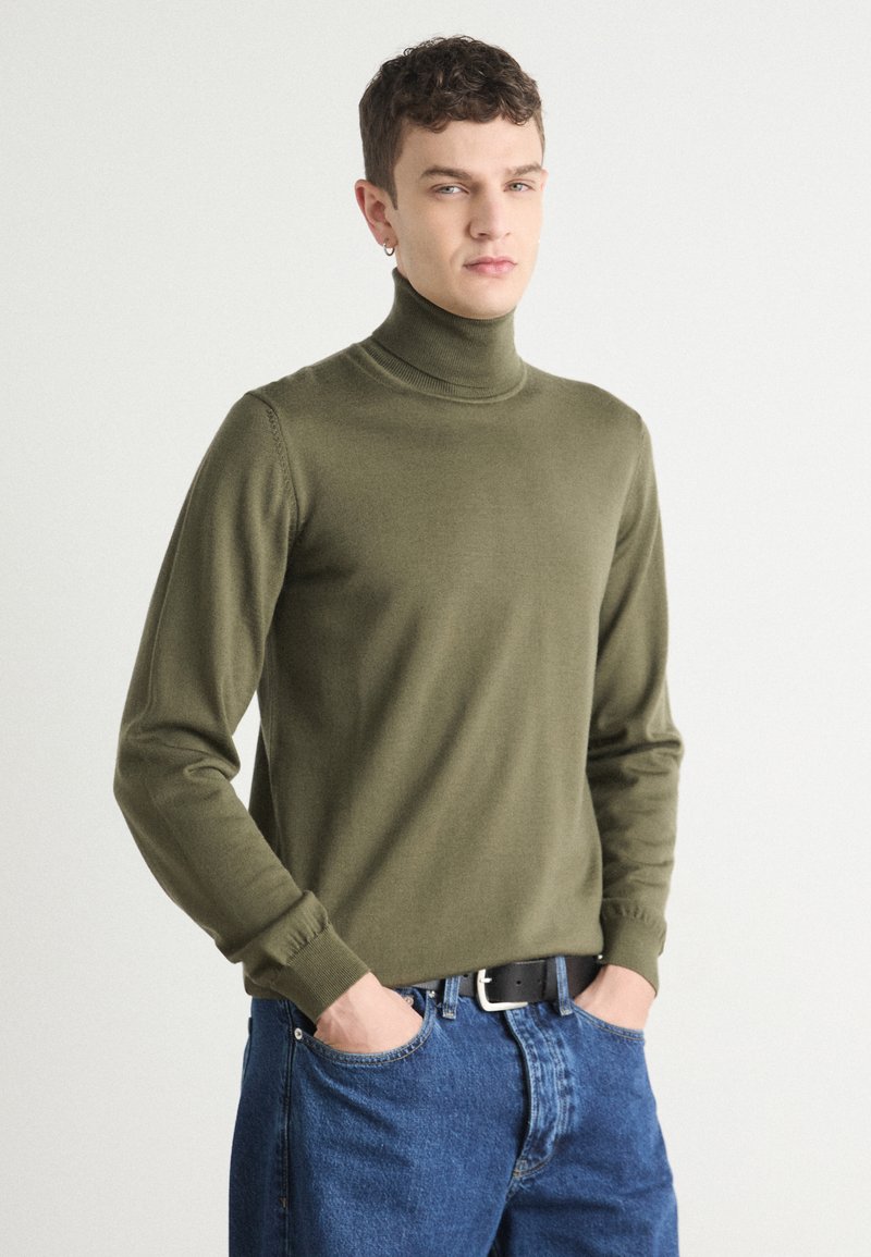 HUGO SAN THOMAS - Strickpullover - olive