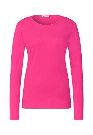 Street One, BASIC LANGARM SHIRT IN UNIFARBE - Maglietta a manica lunga - magenta dream