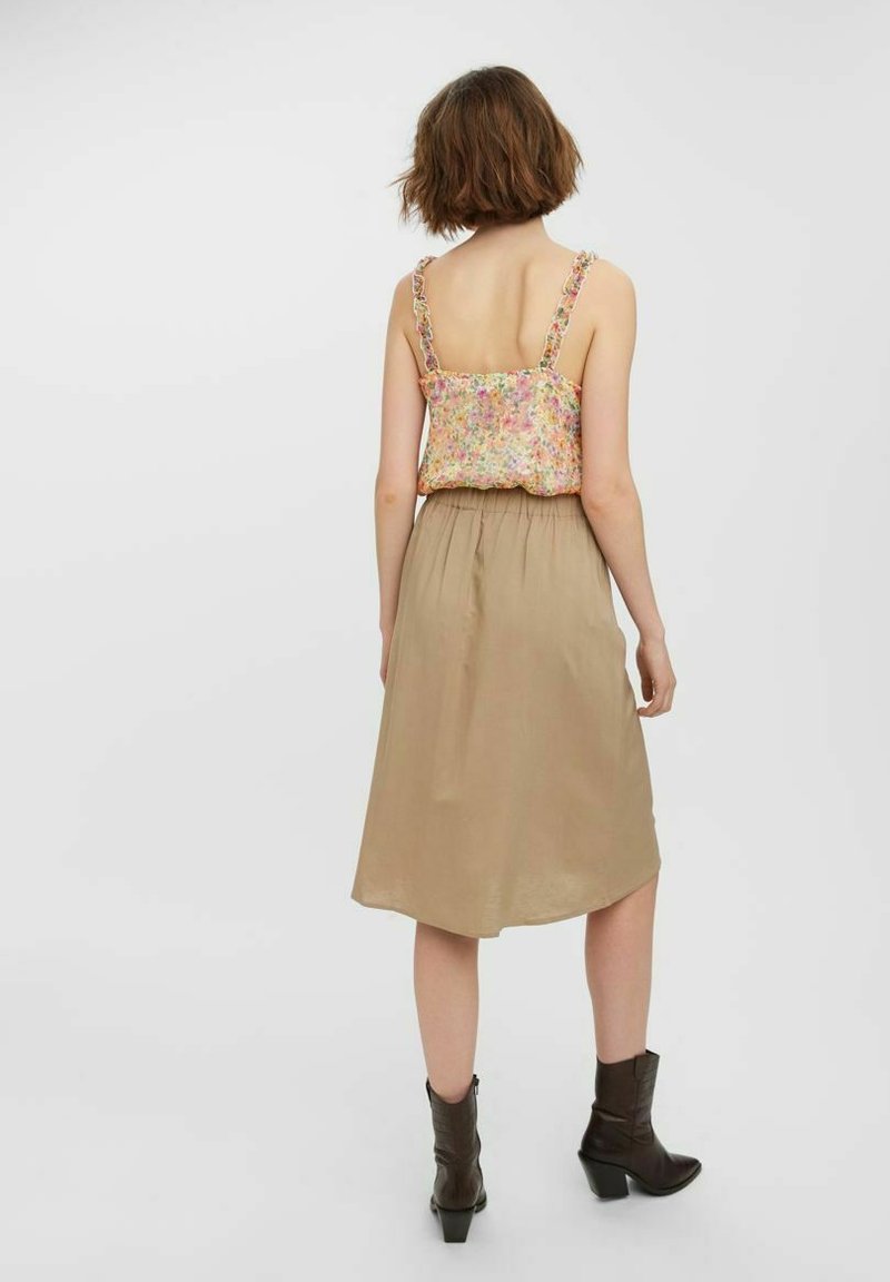 Damen Jeansröcke | Vero Moda A-Linien-Rock silver mink/beige - VK20059 Damen Jeansröcke | Vero Moda A-Linien-Rock silver mink/beige - VK20059