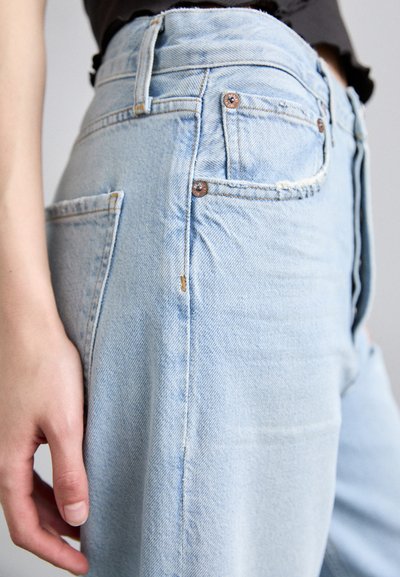 Agolde REN - Ravne kavbojke - blue denim