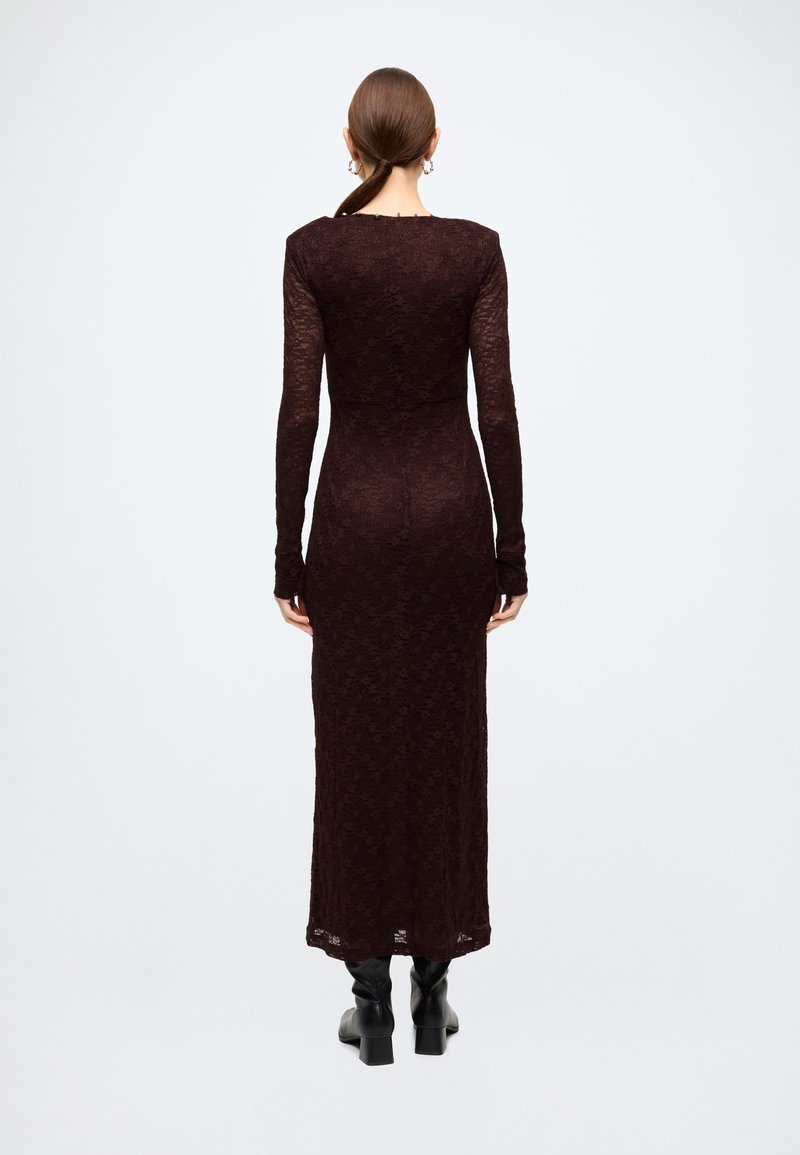 Bardot ZENIA LONG SLEEVE MIDI DRESS - Cocktail dress / Party dress -  chocolate/brown - Zalando.ie