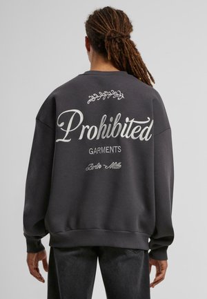 PROHIBITED CREW NECK - Sweater - darkgrey