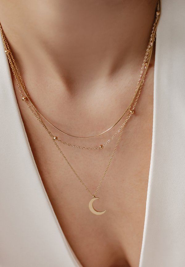 LAYERED MOON SET - Halskette