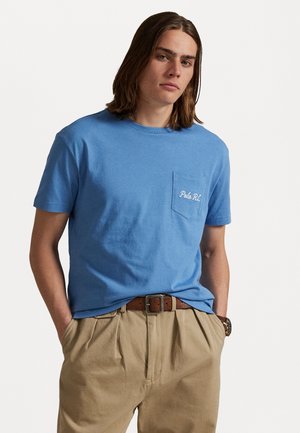 CUSTOM SLIM FIT POLO BEAR JERSEY T-SHIRT - Print T-shirt - blue