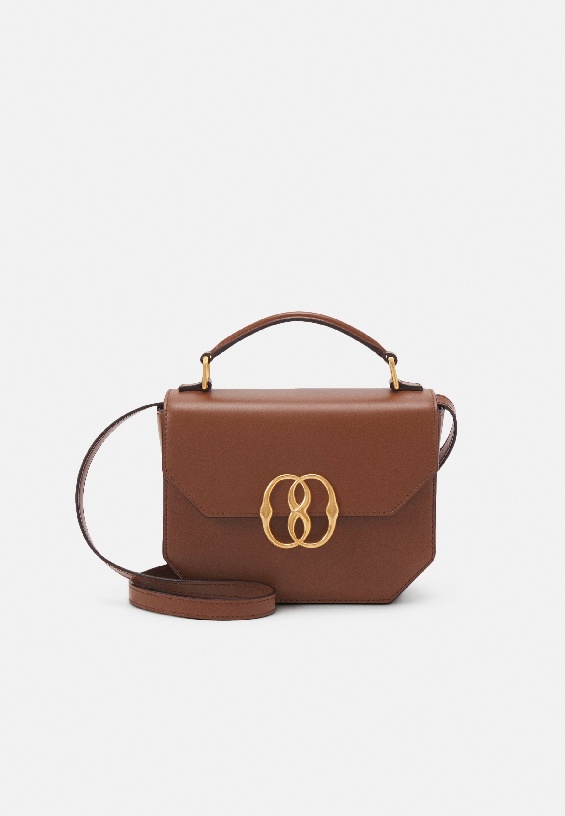 Bally EMBLEM FOLIO - Handbag - cuero/oro vibrato/brown - Zalando