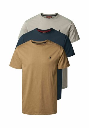 OHIO 3 PACK - Camiseta básica - otter darksapphire griffin