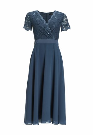 Swing Cocktail dress / Party dress - navy
