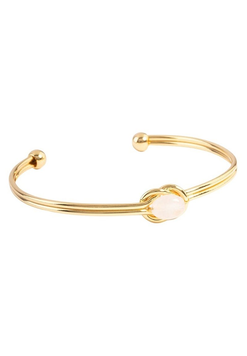 Lovisa ROSE QUARTZ KNOT CUFF Armband gold coloured/goldfarben
