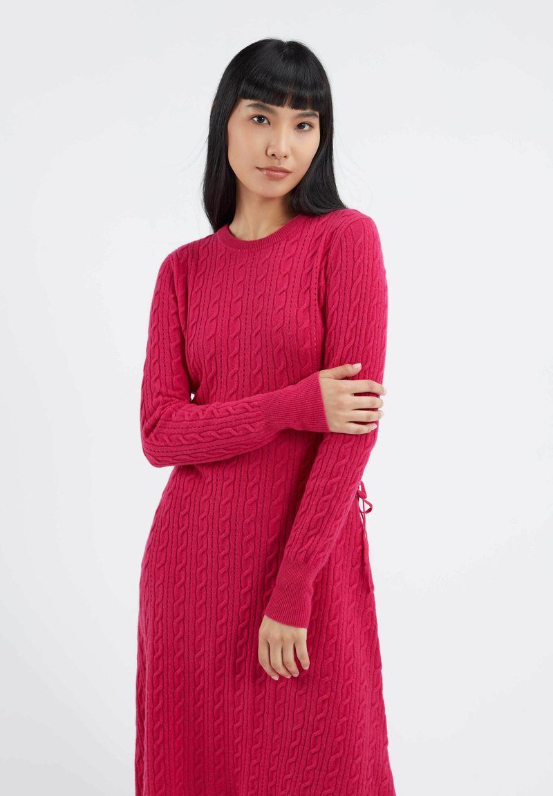 Damen Freizeitkleider | GOBI Cashmere Strickkleid beetroot purple/pink - YH23813 Damen Freizeitkleider | GOBI Cashmere Strickkleid beetroot purple/pink - YH23813