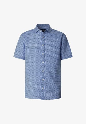 Hackett London, CLAY PRINT SS - Košeľa - ultra blue