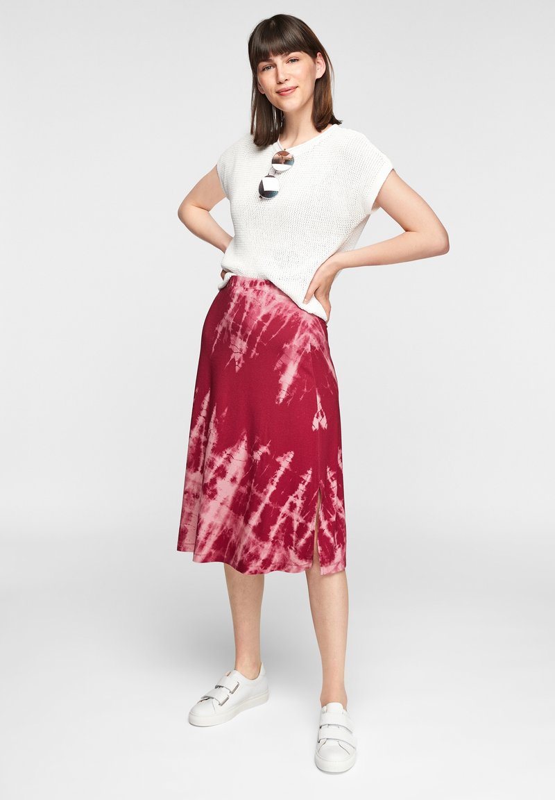 Damen Jeansröcke | comma casual identity A-Linien-Rock magenta batik/pink - BW56306 Damen Jeansröcke | comma casual identity A-Linien-Rock magenta batik/pink - BW56306