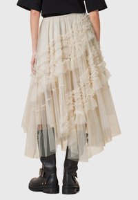 AllSaints JEN SKIRT - Falda acampanada - white