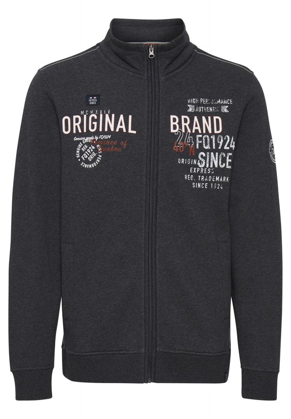 FQLENNE - Zip-up sweatshirt - charcoal mix3