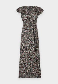 VMPAGE LONG WRAP DRESS - Maxi šaty - black