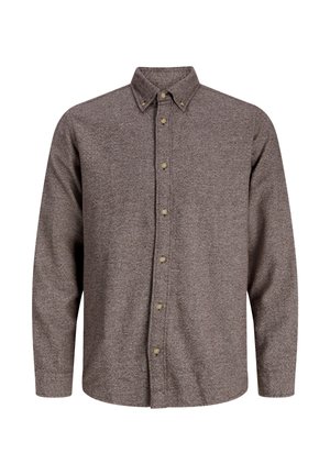 Jack & Jones, JPRBLUHARVEY TWILL SOLID L/S SHIRT SN - Skjorter - hot fudge
