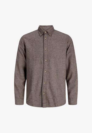 Jack & Jones, JPRBLUHARVEY TWILL SOLID L/S SHIRT SN - Skjorter - hot fudge
