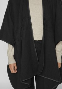 VILA VISAVANNAH PONCHO - Poncho - black