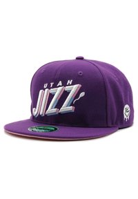 Naughty League UTAH JIZZ TEXT LOGO FITTED - Lippalakki - purple