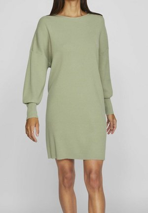 VILA Strickkleid - green