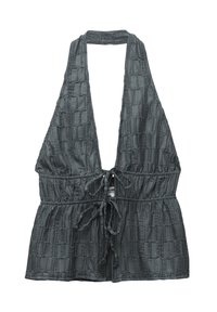 TEXTURE - HALTER - Toppi - grey