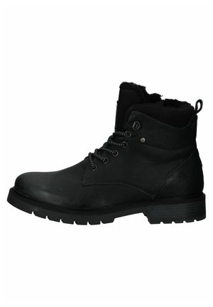 Lace-up ankle boots - navy nabk