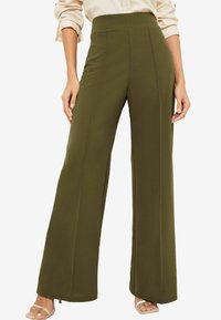 Unselected, khaki green twill