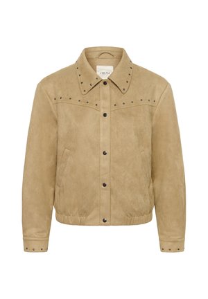 Cream, CRWINNY JACKET - Veste en similicuir - travertine