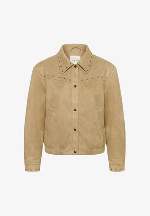 Cream, CRWINNY JACKET - Veste en similicuir - travertine