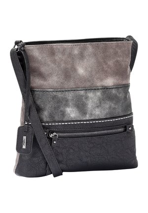 Sac bandoulière - smoke-antique silver-black (h1301-45)