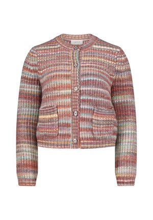 Cartoon, CARTOON MIT RUNDHALSAUSSCHNITT CARDIGAN - Gilet - pink green