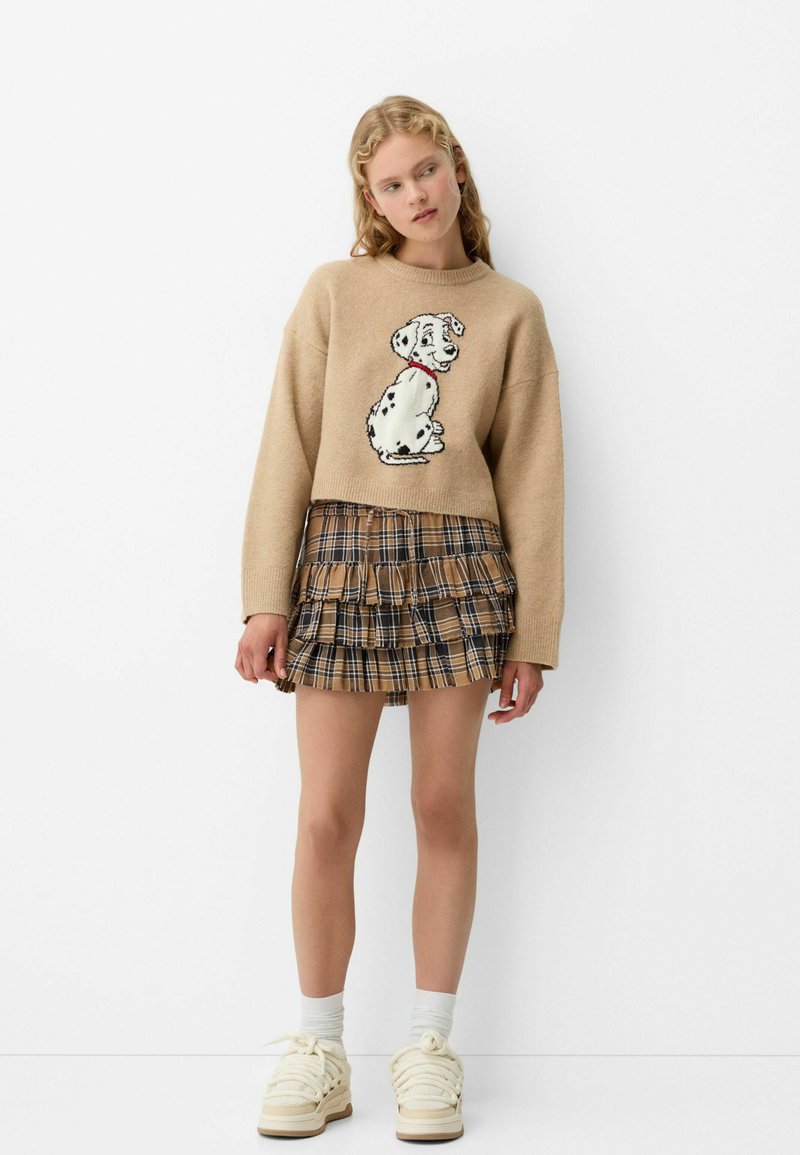 Bershka Minirok bruin Bershka Minirok bruin